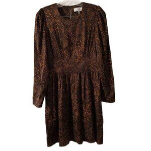 & Other Stories Black Printed Mini Dress